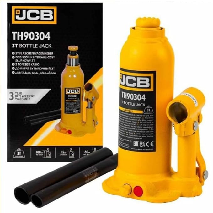 JCB 3 Tonne Automotive Hydraulic Bottle Jack1 JCB 3 Tonne Automotive Hydraulic Bottle Jack1